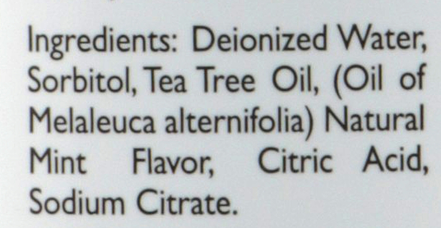 Рідина для полоскання рота з олією чайного дерева - Tea Tree Therapy Mouthwash With Tea Tree Oil — фото N3