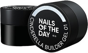 Строительный гель для ногтей с жемчужным переливом - Nails Of The Day Cinderella Builder Gel — фото N1