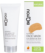 Питательная маска для лица со смолой Драцены - Bio2You Natural Face Mask — фото N1
