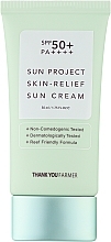 Духи, Парфюмерия, косметика Солнцезащитный крем SPF50+ - Thank You Farmer Sun Project Skin Relief Sun Cream SPF 50+ PA++++