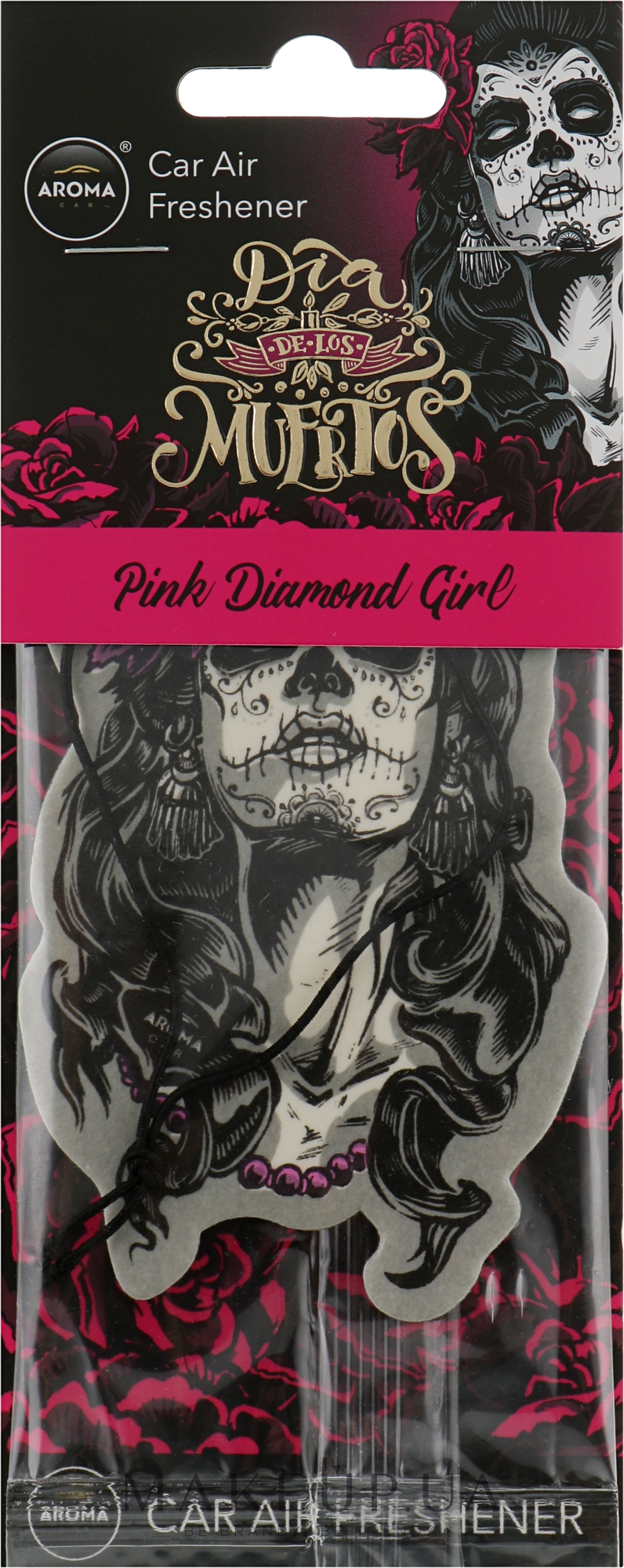 Ароматизатор для авто "Girl Pink" - Aroma Car Dia De Los Muertos — фото 5g