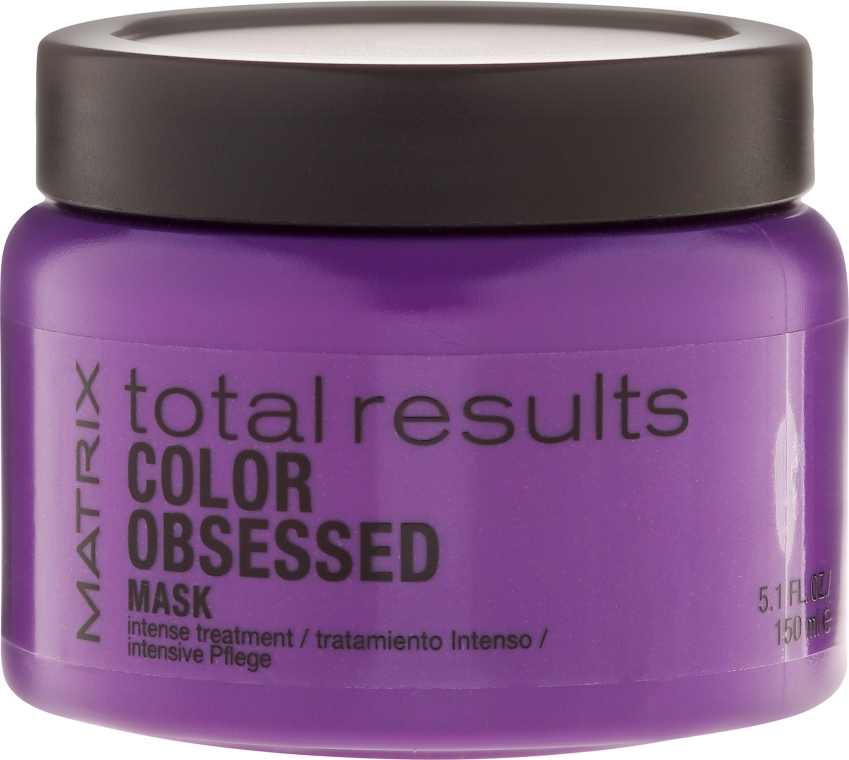 Маска для збереження кольору фарбованого волосся - Matrix Total Results Color Obsessed Mask