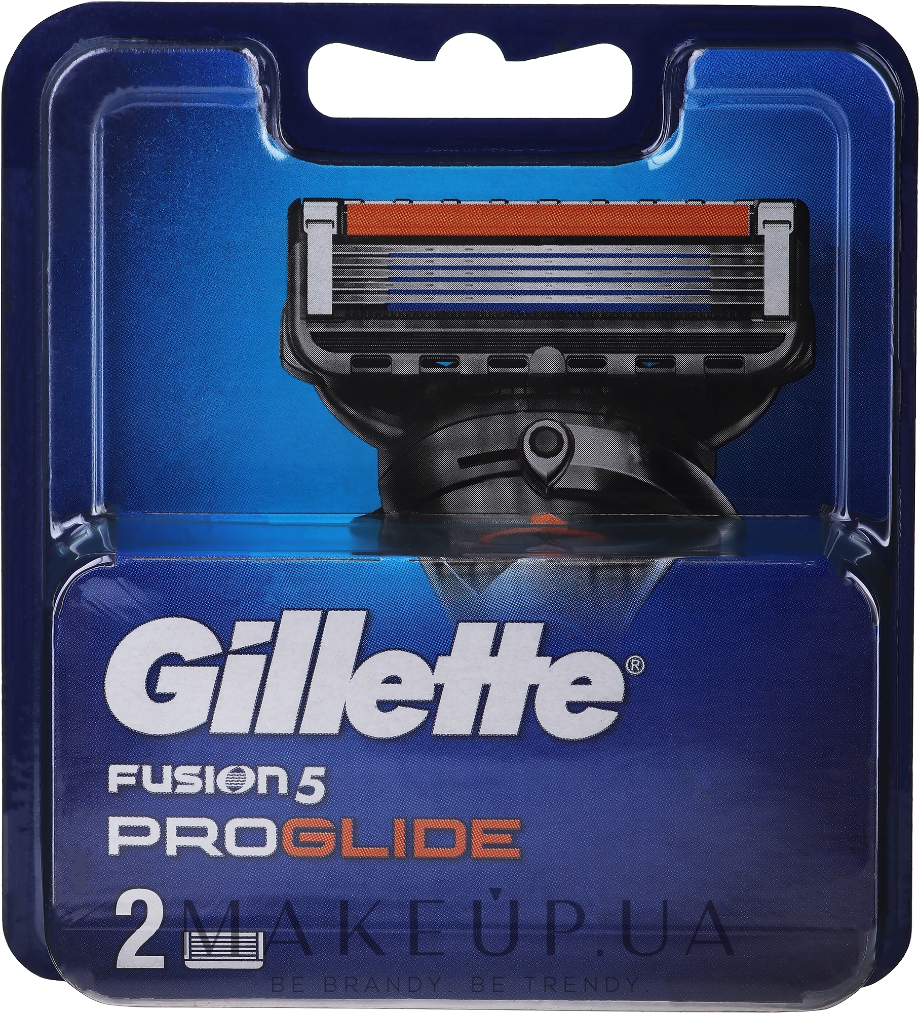 Змінні касети для гоління, 2 шт. - Gillette Fusion ProGlide — фото 2шт