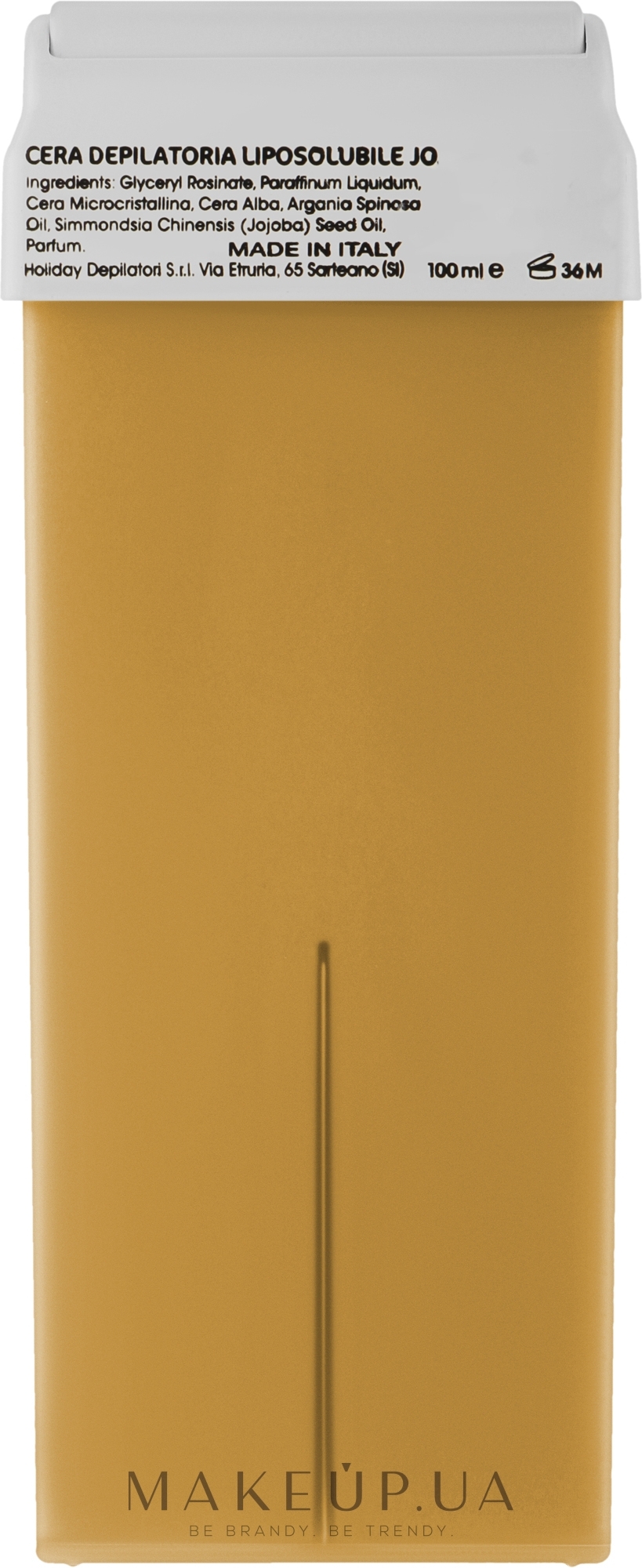 Віск для депіляції у касеті "Олія аргани та жожоба" - Holiday Depilatory Wax — фото 100ml