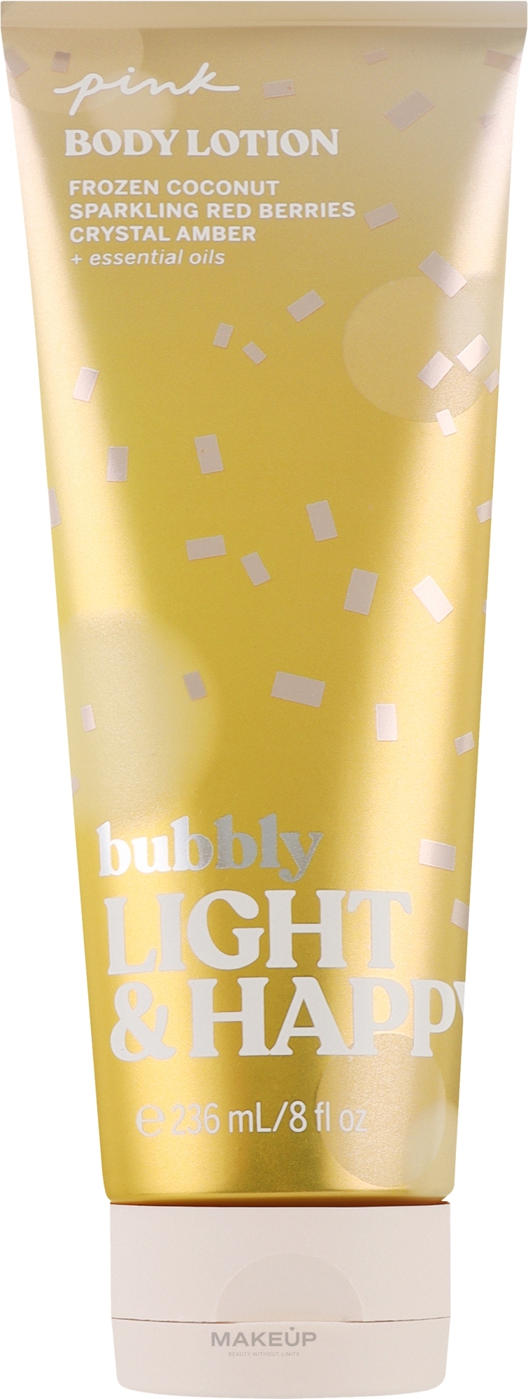 Парфюмированный лосьон для тела - Victoria's Secret Pink Bubbly Light & Happy Body Lotion — фото 236ml