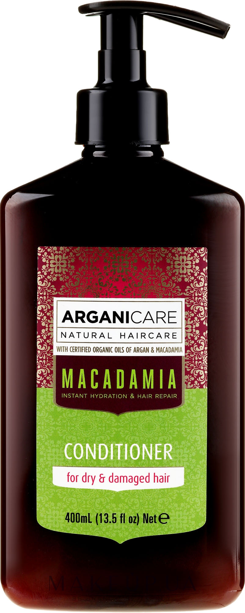 Кондиціонер для сухого і пошкодженого волосся - ArganiCare Conditioner for Dry & Damaged Hair — фото 400ml