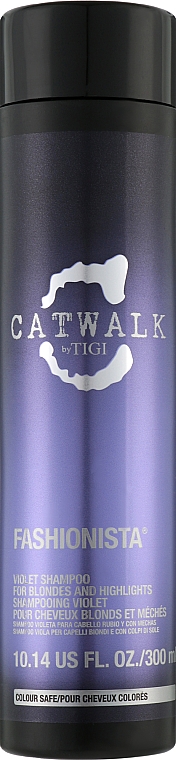 Фиолетовый шампунь для волос - Tigi Catwalk Fashionista Violet Shampoo — фото N1