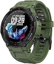 Смарт-часы, зеленые - Smartwatch Garett Sport Combat RT — фото N4