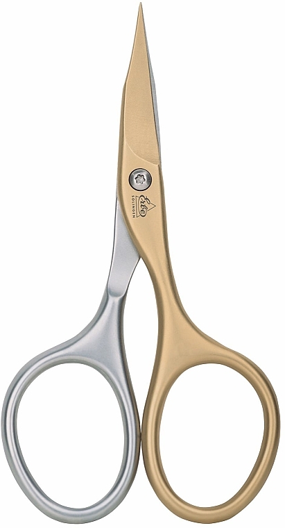 Комбіновані ножиці для нігтів золото/срібло 81581, 9 см - Erbe Solingen Titan-Edition Manicure Combi Nail Scissors Gold Silver — фото N1