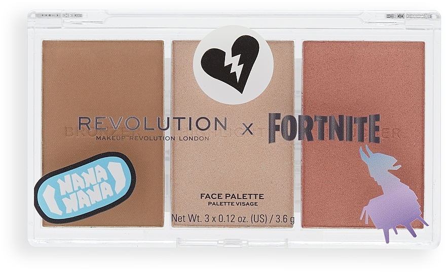 Палетка для макияжа - Makeup Revolution X Fortnite Face Palette — фото N5
