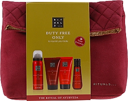 Духи, Парфюмерия, косметика Набор - Rituals The Ritual of Ayurveda Trevel (shmp/70ml + dry/oil/50ml + sh/gel/50ml + b/cr/70ml)