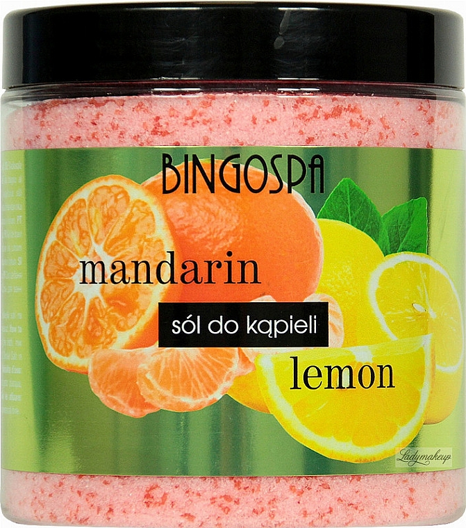 Сіль для ванн з мандарином і лимоном - BingoSpa — фото N1