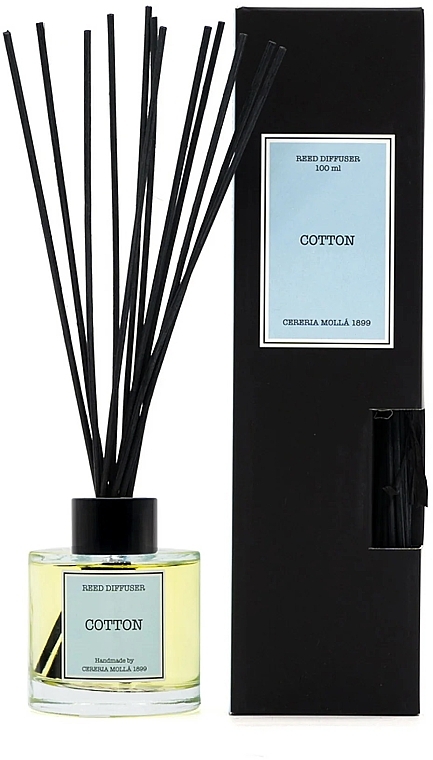 Аромадиффузор "Хлопок" - Cereria Molla Cotton Reed Diffuser — фото N1