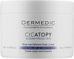 Інтенсивний зволожувальний крем для тіла - Dermedic Cicatopy Deep Nourishment Body Cream — фото N1