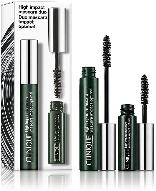 Набор - Clinique High Impact Mascara Duo Set (mascara/7ml + mascara/3.5ml) — фото N1