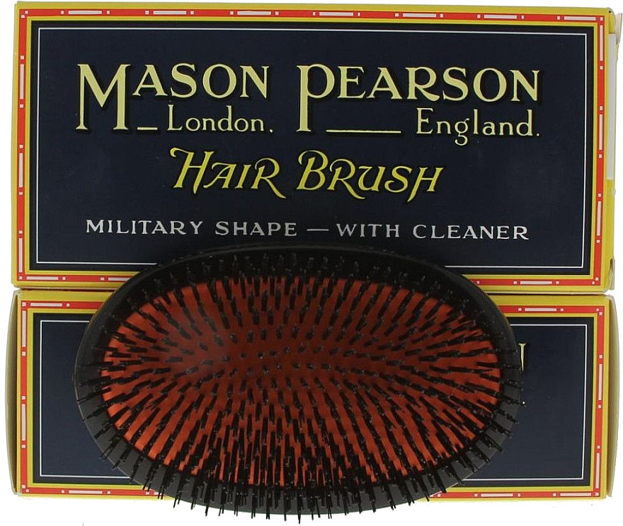 Щетка для волос - Mason Pearson Military Hair Bush B1M Dark Ruby — фото N1