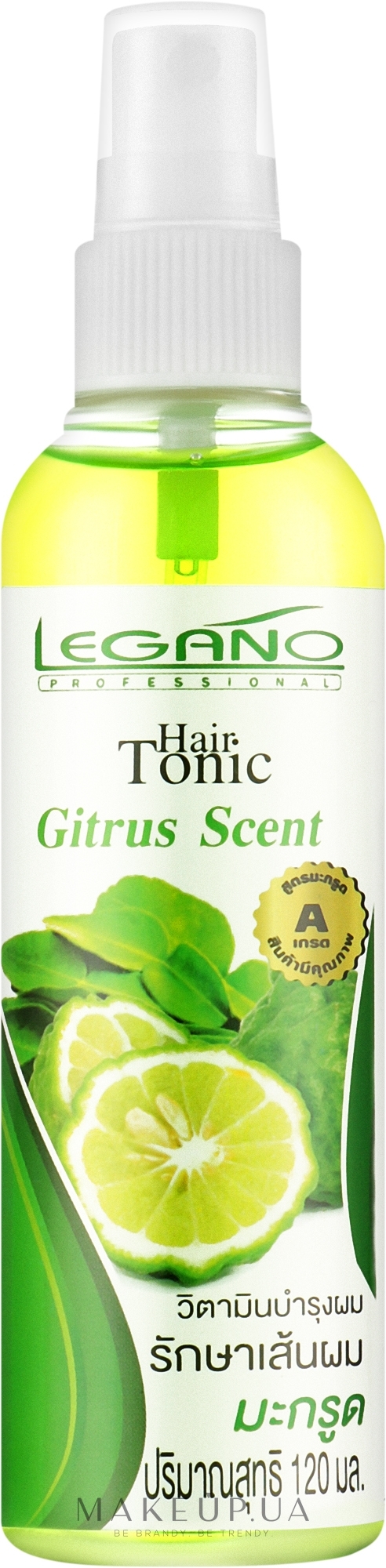 Тайский тоник от выпадения и для роста волос - Legano Bergamot Hair Tonic — фото 120ml
