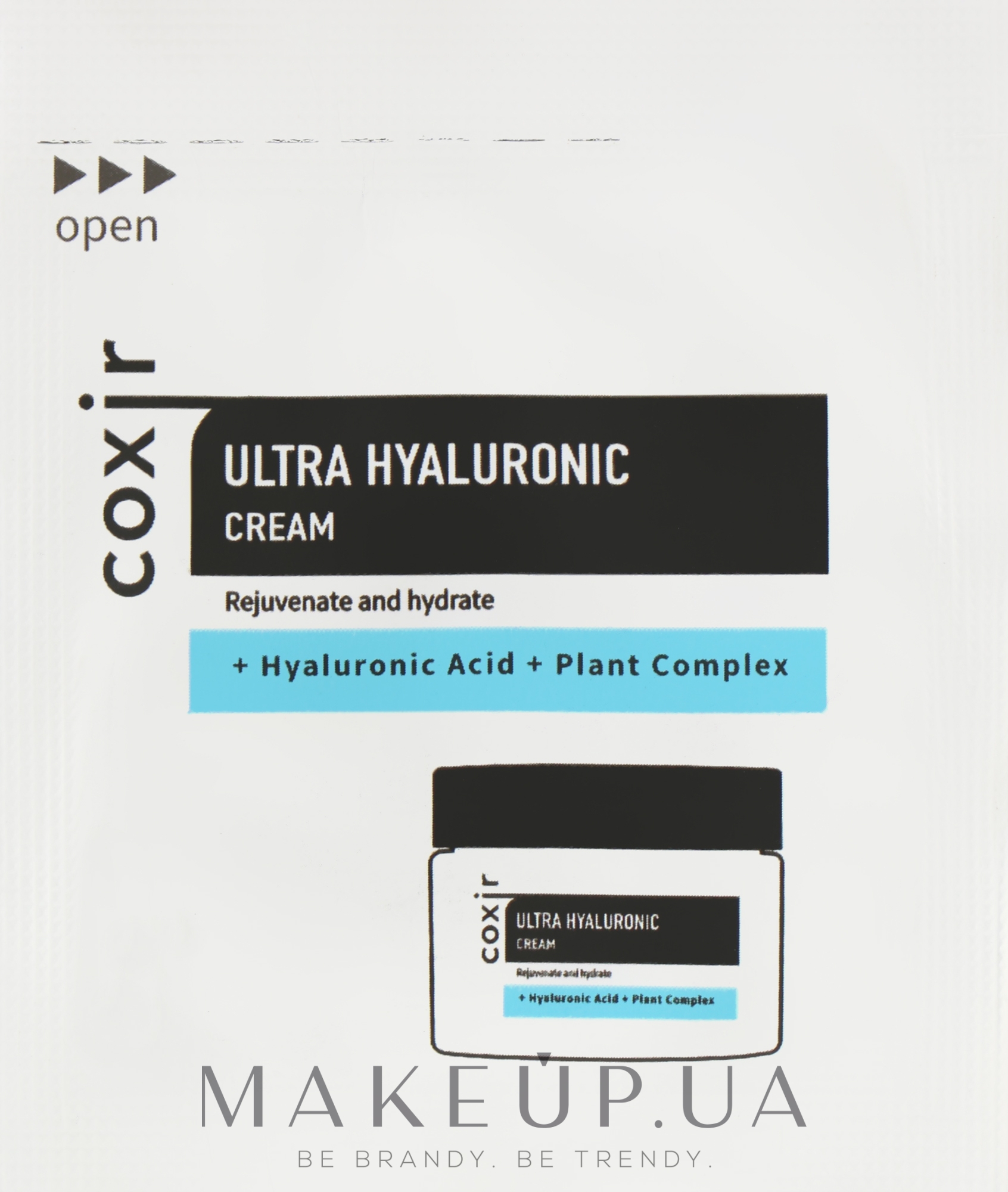 Увлажняющий крем с гиалуроновой кислотой - Coxir Ultra Hyaluronic Cream (пробник) — фото 2ml