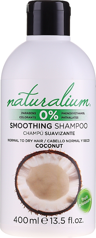 Разглаживающий шампунь "Кокос" - Naturalium Coconut Smoothing Shampoo — фото N1