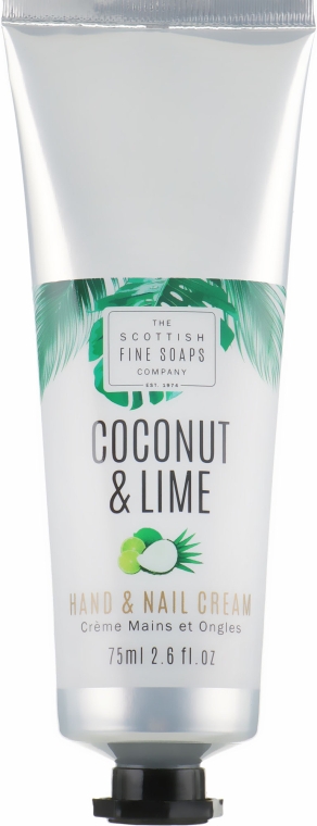 Крем для рук і нігтів - Scottish Fine Soaps Coconut & Lime Hand & Nail Cream — фото N2