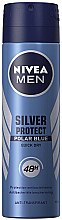 Духи, Парфюмерия, косметика Дезодорант-спрей - NIVEA MEN Silver Protect Polar Blue Deodorant Spray