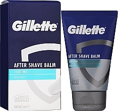 Бальзам после бритья 2в1 "Комфортное охлаждение" - Gillette Pro Gold Comfort Cooling After Shave Balm For Men — фото N10