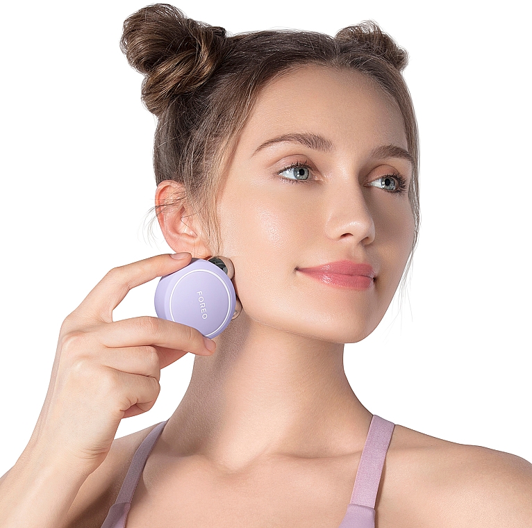 Пристрій для масажу і зміцнення шкіри обличчя - Foreo Bear Mini Lavender — фото N3