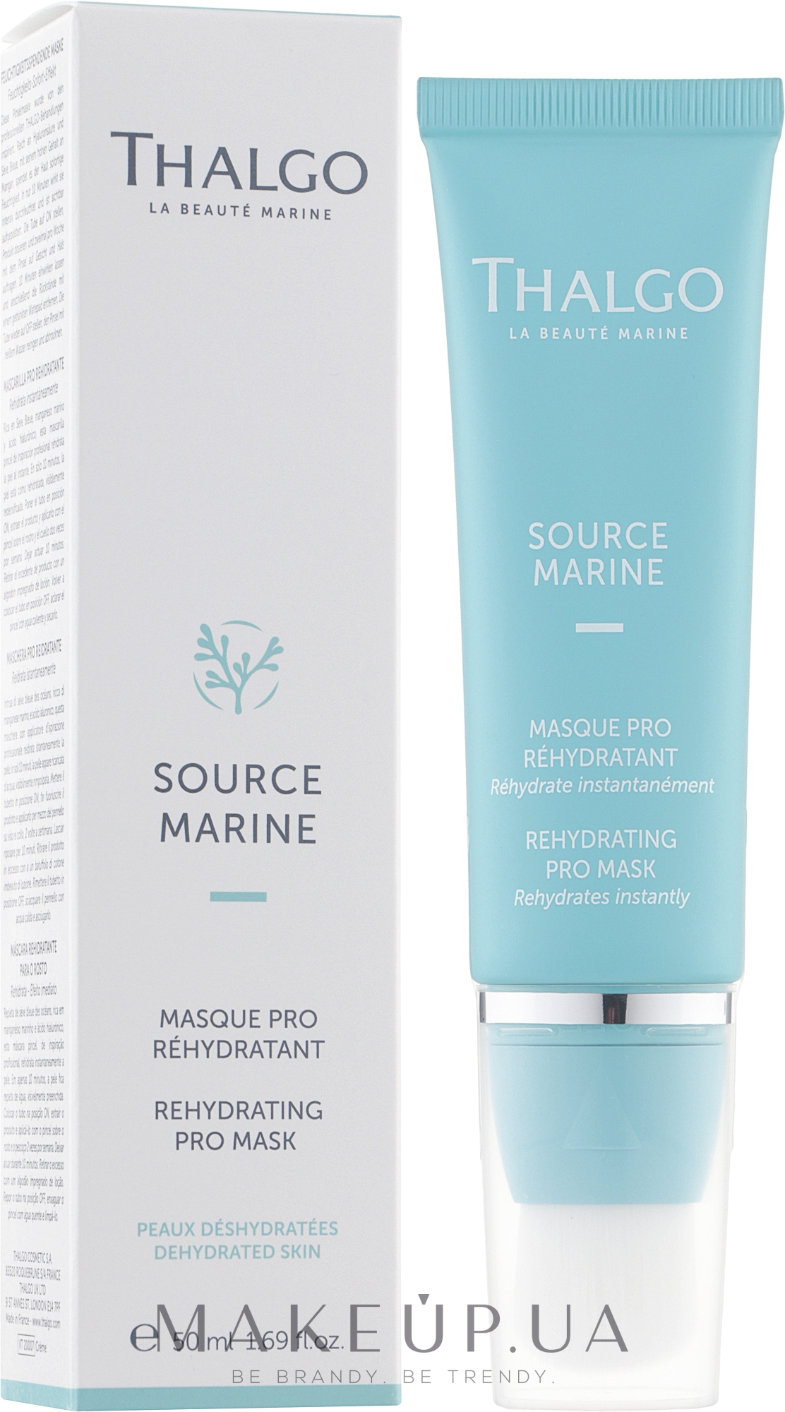 Интенсивная увлажняющая маска - Thalgo Source Marine Rehydrating Pro Mask — фото 50ml