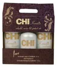 Парфумерія, косметика Набір - CHI Keratin Rebuild Revier Protect Set (shamp/335ml + cond/335ml + cond/177)