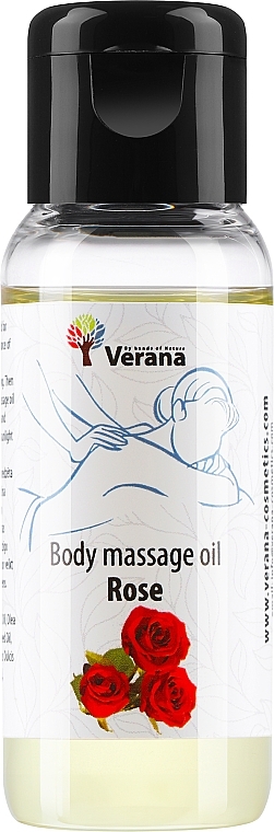 Массажное масло для тела "Rose" - Verana Body Massage Oil — фото N1