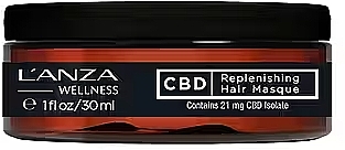 Восстанавливающая маска для волос - L'anza Healing Wellness CBD Replenishing Hair Mask — фото N1