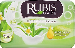 Мыло "Алоэ вера" в бумажной упаковке - Rubis Care Aloe Vera Beauty Soap — фото N1