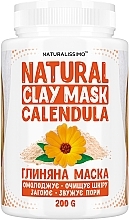 Парфумерія, косметика Глиняна маска з календулою для обличчя - Naturalissimo Clay Mask SPA Calendula