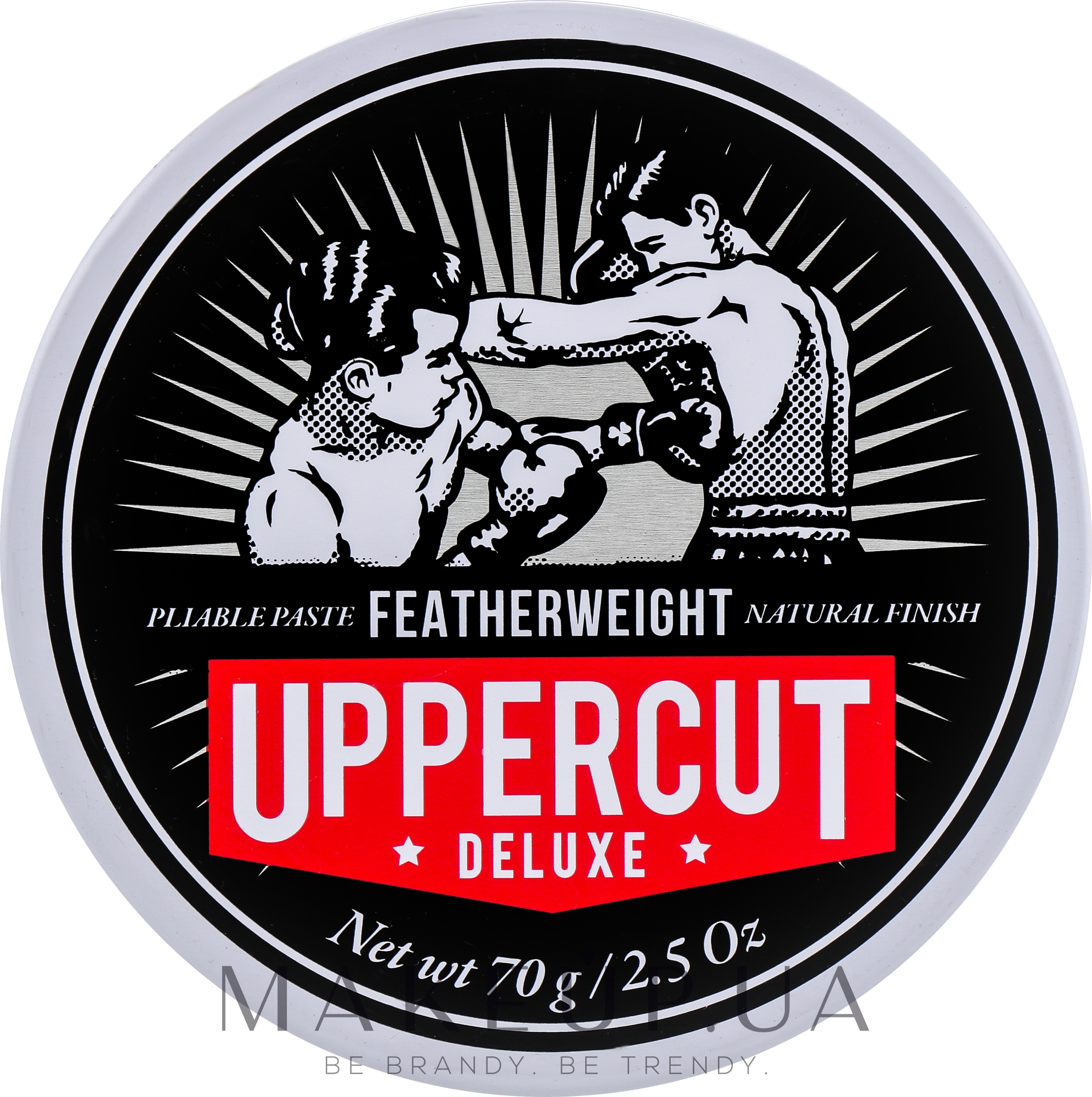 Паста для укладки волос средней фиксации - Uppercut Deluxe Barbers Collection Featherweight — фото 70g