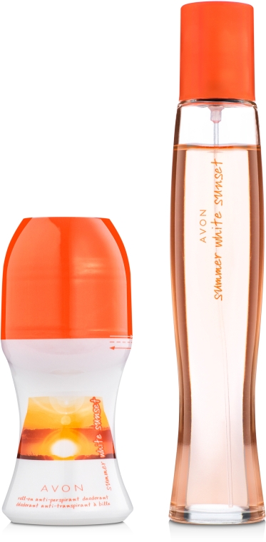 Avon Summer White Sunset - Набір (edt/50ml + deodorant/50ml)