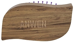 Дерев'яна мініщітка для волосся - Anwen — фото N2