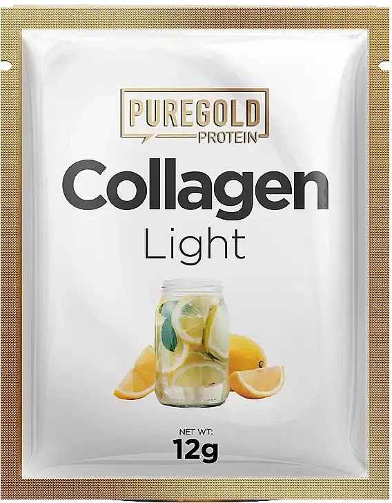 Колаген з вітаміном С і цинком, лимонад - PureGold Collagen Light — фото N2