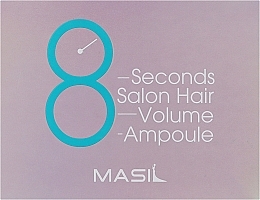Філер для об'єму й гладкості волосся - Masil Blue 8 Seconds Salon Hair Volume Ampoule — фото N2