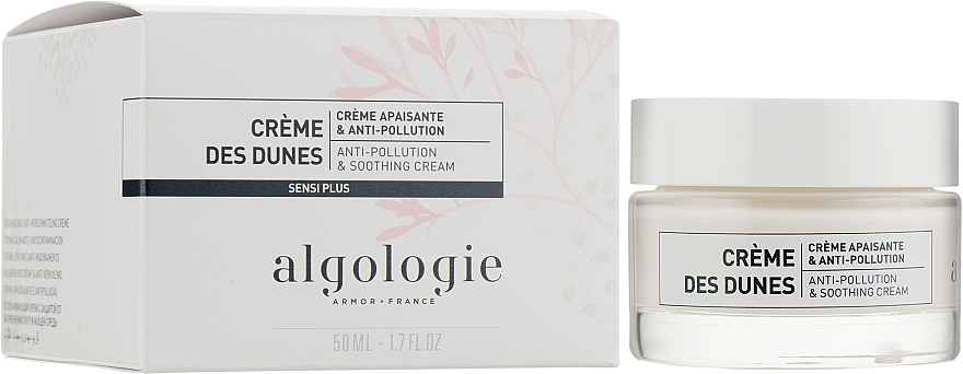 Заспокійливий пом'якшувальний крем для обличчя - Algologie Sensi Plus Anti-Pollution & Soothing Cream — фото N2