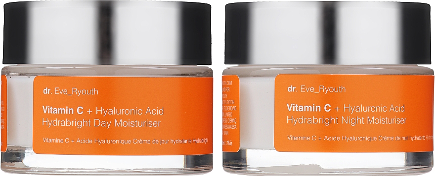 Набор - Dr. Eve_Ryouth Hydra Brightening Vitamin C Day & Night Set (d/cr/50ml + n/cr/50ml) — фото N1
