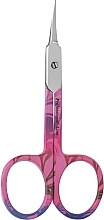 Ножиці манікюрні HM-05, вигнуті, кольорові - Beauty Luxury — фото N1