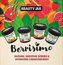 Парфумерія, косметика Набір - Beauty Jar Berrisimo Hydrating Body Gift Set (b/peel/160g + b/peel/200g + b/scrub/200g + b/cr/155ml)