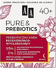 Духи, Парфюмерия, косметика Ночной крем для лица 40+ - AA Pure & Prebiotics 