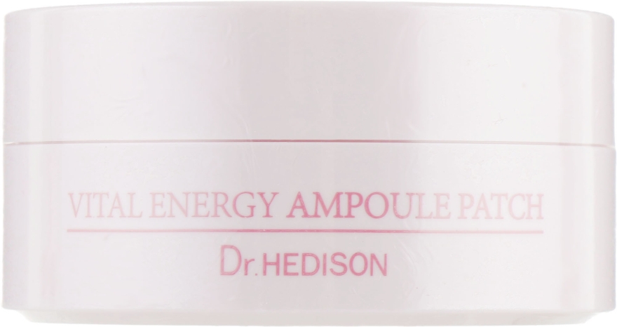 Професіональні патчі з волюфіліном і пептидами для регенерації і освітлення шкіри навколо очей - Dr.Hedison Vital Energy Ampoule Patch — фото N2