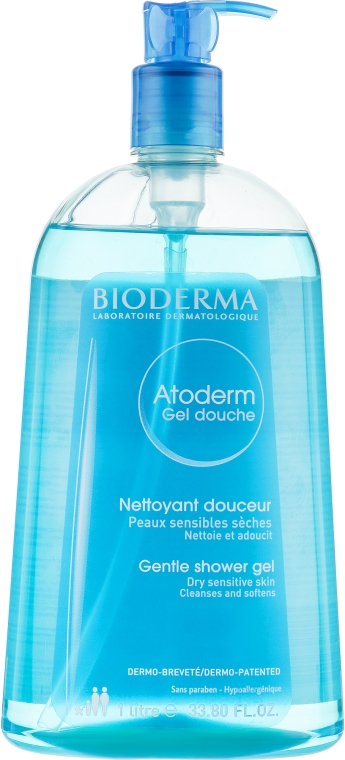Гель для душа для сухой и чувствительной кожи - Bioderma Atoderm Gentle Shower Gel