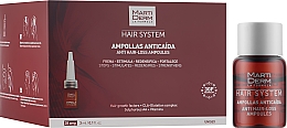 Ампулы от выпадения волос - Martiderm Hair System Anti Hair-loss Ampoules — фото N3