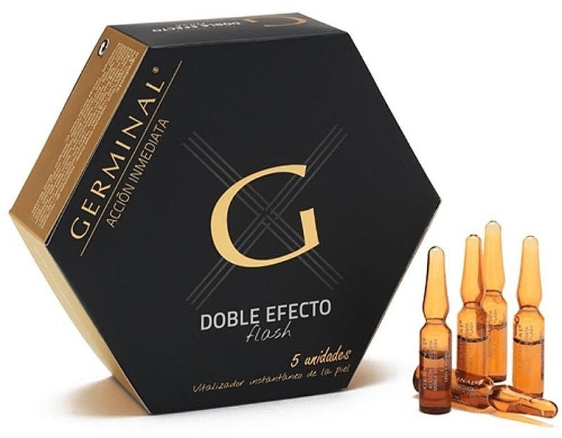 Ампули для обличчя - Germinal Immediate Action Double Flash Effect Ampoules — фото N1