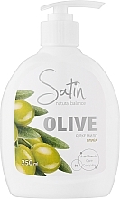 Рідке мило "Олива" - Satin Natural Balance Olive — фото N1