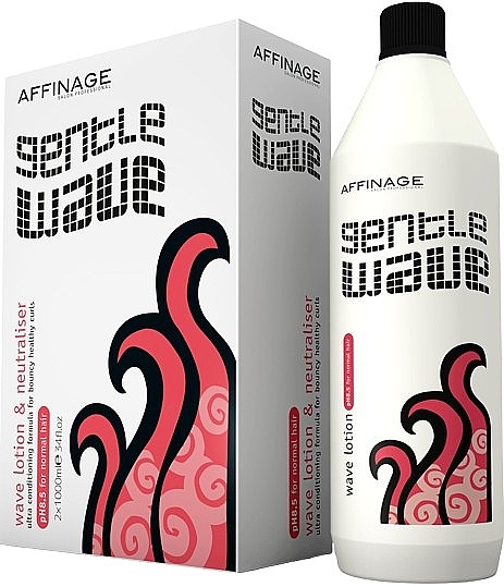 Нейтралізатор для завивання волосся - Affinage Gentle Wave Twin Pack Perm + Fix Normal — фото N1