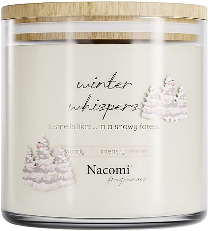 Ароматична соєва свічка "Winter Whispers" - Nacomi Fragrances — фото N1